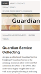 Mobile Screenshot of guardianservicewarecollectors.com